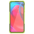 Anti-Slip Xiaomi Redmi 9C, Redmi 9C NFC Hybrid Case with Stand - Green / Black