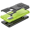 Anti-Slip Xiaomi Redmi 9C, Redmi 9C NFC Hybrid Case with Stand - Green / Black