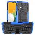 Samsung Galaxy A13 Anti-Slip Hybrid Case with Kickstand - Blue / Black