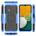 Samsung Galaxy A13 Anti-Slip Hybrid Case with Kickstand - Blue / Black
