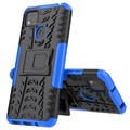 Anti-Slip Xiaomi Redmi 9C, Redmi 9C NFC Hybrid Case with Stand - Blue / Black