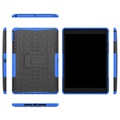 iPad 10.2 2019/2020/2021 Anti-Slip Hybrid Case with Kickstand - Blue / Black