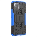 Anti-Slip Xiaomi Mi 11 Pro Hybrid Case with Stand - Blue / Black