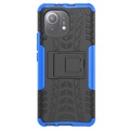 Anti-Slip Xiaomi Mi 11 Pro Hybrid Case with Stand - Blue / Black