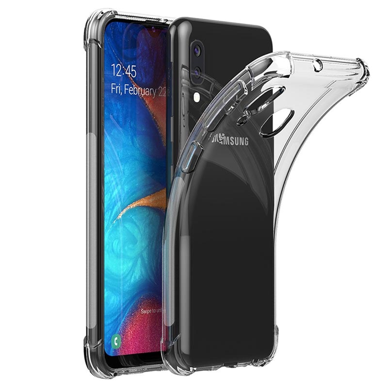 2 x Screen Protector Soft Silicone Bumper Case Clear Soft TPU Gel Cover for Samsung Galaxy A20e ivencase Case for Samsung Galaxy A20e Transparent 