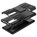 Anti-Slip Xiaomi 11T/11T Pro Hybrid Case with Stand - Black