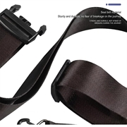 Anti-Theft Luggage Cross Strap with Combination Lock - Black