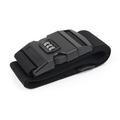 Anti-Theft Luggage Cross Strap with Combination Lock - Black