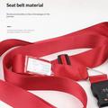 Anti-Theft Luggage Cross Strap with Combination Lock - Red