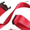 Anti-Theft Luggage Cross Strap with Combination Lock - Red