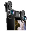 Apexel APL-DG11 11-in-1 Universal Clip-on Camera Lens Kit - Black