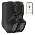 App-Controlled Heated Ankle Massager - 2 Pcs. - Black