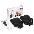 App-Controlled Heated Ankle Massager - 2 Pcs. - Black