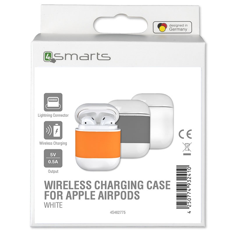 4smarts AirPods / AirPods 2 Wireless Charging Case - Grey