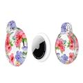 Apple AirTag 1/2 IMD Pattern Case with Metal Buckle - Hibiscus Flowers