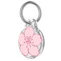 Apple AirTag 1/2 IMD Pattern Case with Metal Buckle - Single Flower