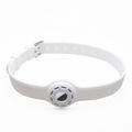 Apple AirTag 1/2 Silicone Collar for Dogs and Cats - White
