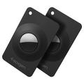 Apple AirTag 1/2 Spigen AirFit 2 Wallet Holder - 2 pcs. - Black