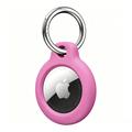 Apple AirTag 1/2 Tech-Protect Rough Keychain Case - Pink