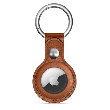 Apple AirTag Tech-Protect NaturalFit Keychain - Brown