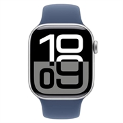 Apple Watch 10 GPS MWWA3QN/A - Aluminum, Denim Sport Band, S/M, 42mm