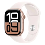 Apple Watch 10 GPS MWWH3QN/A - Aluminum, Light Blush Sport Band, S/M, 42mm