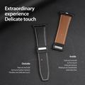 Apple Watch (38/40/SE/41/42mm) Dux Ducis YA M-Buckle Genuine Leather Strap - Black