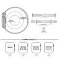 Apple Watch (38/40/SE/41/42mm) Kalebol CNC Pro Stainless Steel Band - Black