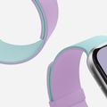 Apple Watch (38/40/SE/41/42mm) MOFT Snap Duo Strap - Navy Peony / Aqua
