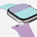Apple Watch (38/40/SE/41/42mm) MOFT Snap Duo Strap - Navy Peony / Aqua