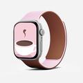 Apple Watch (38/40/SE/41/42mm) MOFT Snap Duo Strap - Pink / Brown