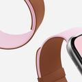 Apple Watch (38/40/SE/41/42mm) MOFT Snap Duo Strap - Pink / Brown