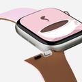 Apple Watch (38/40/SE/41/42mm) MOFT Snap Duo Strap - Pink / Brown
