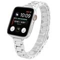Apple Watch (38/40/SE/41/42mm) Thin Steel Watch Band - Silver