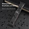 Apple Watch (42/44/SE/45/46/49mm) Dux Ducis YA M-Buckle Genuine Leather Strap - Black