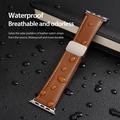 Apple Watch (42/44/SE/45/46/49mm) Dux Ducis YA M-Buckle Genuine Leather Strap - Brown