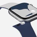Apple Watch (42/44/SE/45/46/49mm) MOFT Snap Duo Strap - Navy Blue / Misty