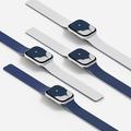 Apple Watch (42/44/SE/45/46/49mm) MOFT Snap Duo Strap - Navy Blue / Misty