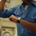 Apple Watch (42/44/SE/45/46/49mm) MOFT Snap Duo Strap - White / Black