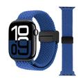 Apple Watch Braided Nylon Magnetic Strap - 49mm/46mm/45mm/44mm - Blue