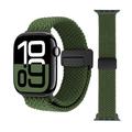Apple Watch Braided Nylon Magnetic Strap - 49mm/46mm/45mm/44mm - Green