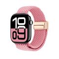 Apple Watch Braided Nylon Magnetic Strap - 49mm/46mm/45mm/44mm - Pink