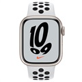Apple Watch Nike 7 LTE MKJ33FD/A - Aluminum, Pure Platinum/Black Sport Band, 41mm