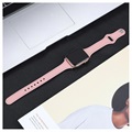 Apple Watch 7/SE/6/5/4/3/2/1 Premium Leather Strap - 41mm/40mm/38mm - Pink
