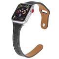Apple Watch 7/SE/6/5/4/3/2/1 Premium Leather Strap - 45mm/44mm/42mm