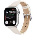 Apple Watch Series 11/10/9/8/SE 3/SE (2022)/7/SE/6/5/4/3/2/1 Thin Leather Strap - 42mm/41mm/40mm/38mm