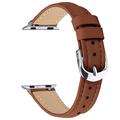 Apple Watch Series 11/10/9/8/SE 3/SE (2022)/7/SE/6/5/4/3/2/1 Thin Leather Strap - 42mm/41mm/40mm/38mm