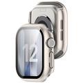 Apple Watch Series 12 Plastic Case with Screen Protector - 47mm - Rose Gold