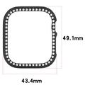 Apple Watch Series 12 Rhinestone Decorative Case with Screen Protector - 43mm
