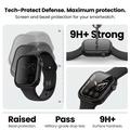 Apple Watch Series 12 Tech-Protect Defense360 Privacy Case w. Screen Protector - 46mm - Black